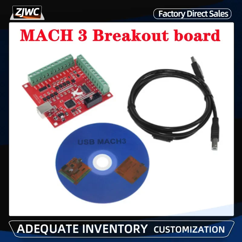 Mach3 Usb Cnc Controller 4 Axis 100Khz - 3 pz/set 1 pz 4 Assi