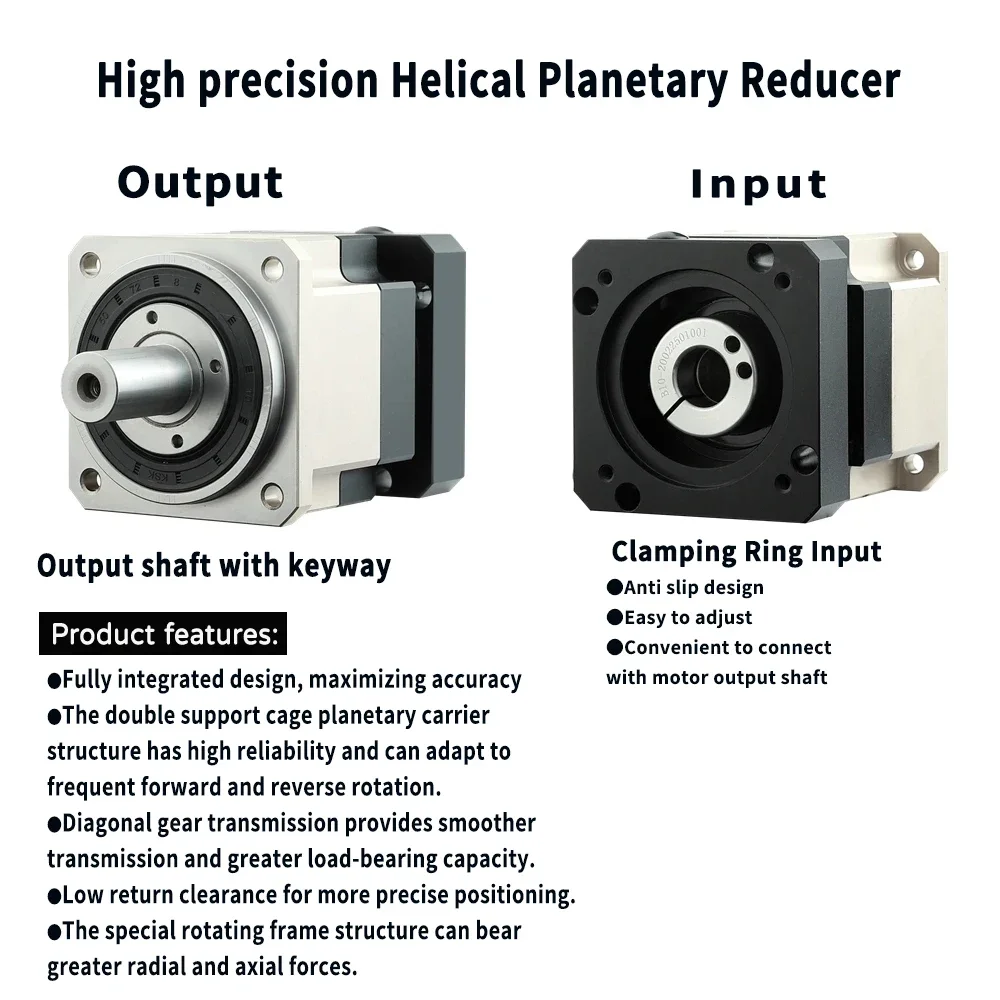 Planetary Gearbox Reducer Nema 23 34 - Riduttore Planetario a Ingranaggi Elicoidali Nema23/Nema