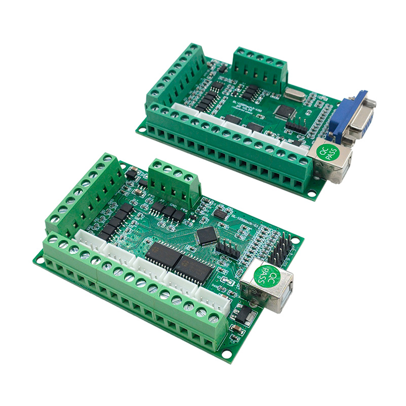 5 Axis Cnc Breakout Board Interface Mach3 - 1 Pz Scheda Driver Motore CNC