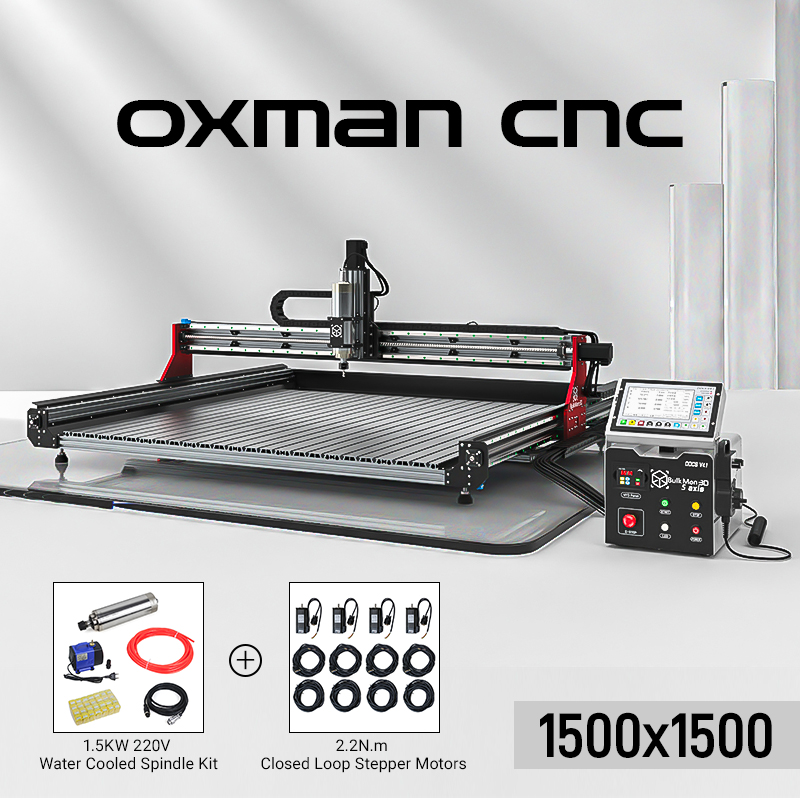 BulkMan3D 1500x1500 OX MAN CNC - Ddcs V4.1 4 Axis Cnc Offline Controller recensione e prezzo