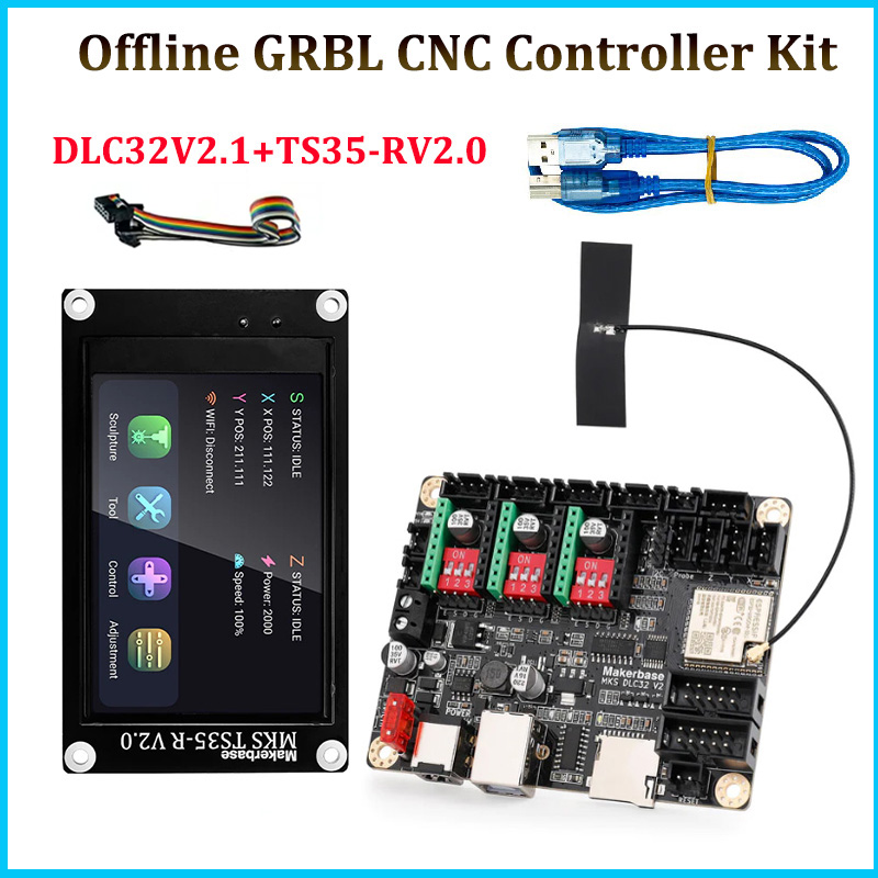 Makerbase MKS DLC32 V2.1 32Bit - Grbl 32 Bit Control Board Offline Display recensione e prezzo